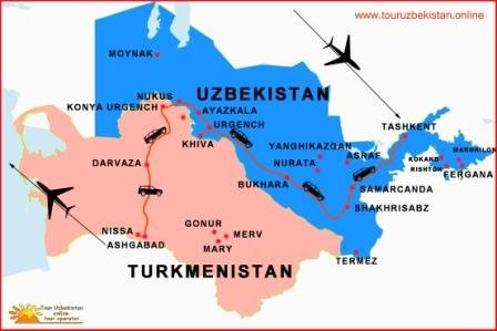Viaggio in Uzbekistan e Turkmenistan